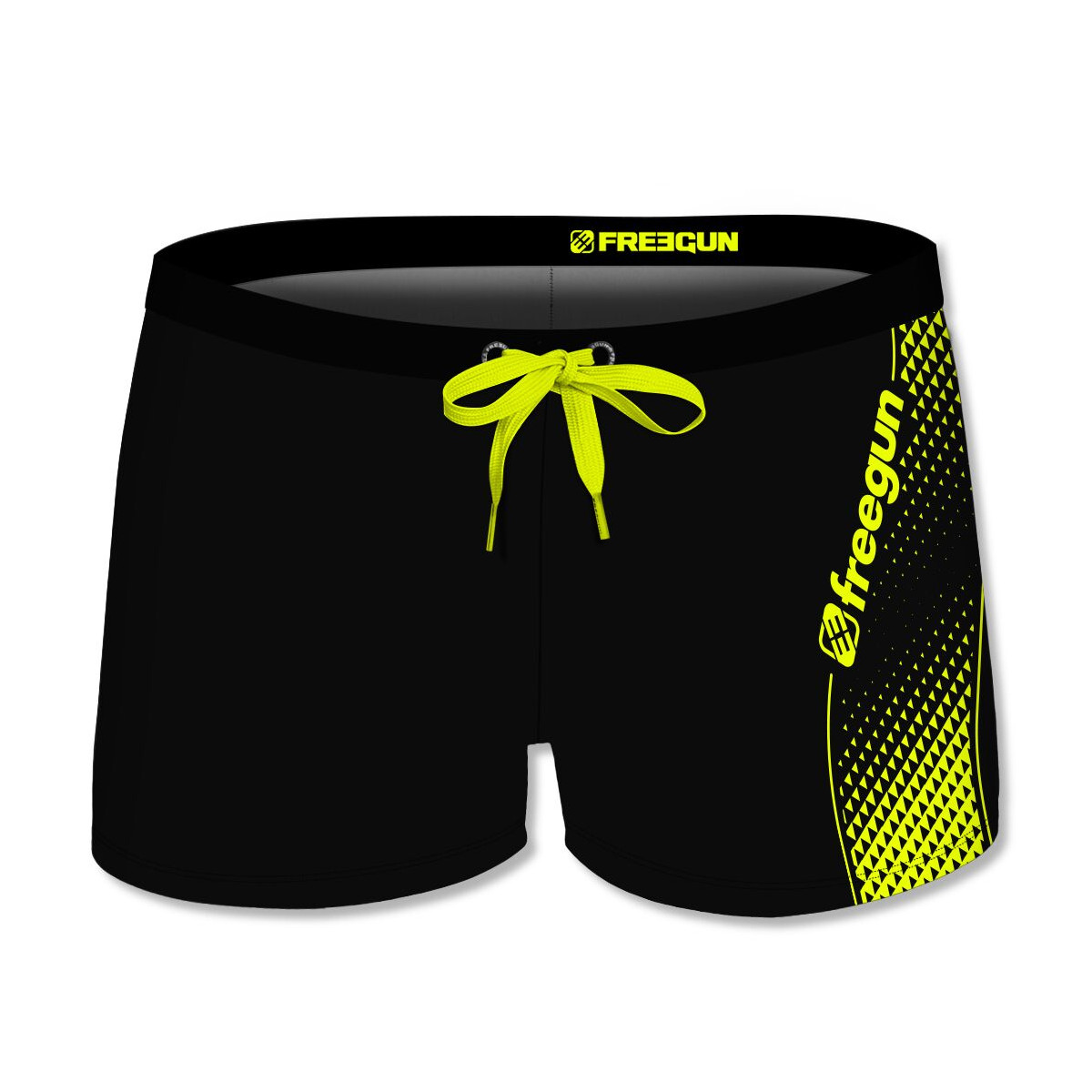 Boxer de bain garcon Uni Noir | Freegun