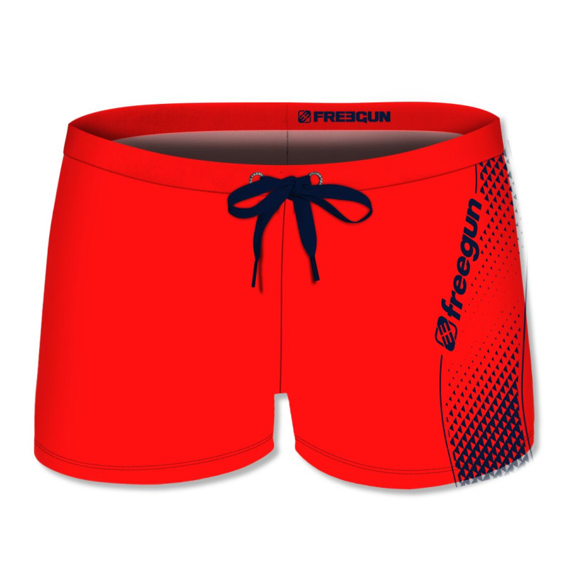 Boxer de bain garcon Uni Rouge | Freegun