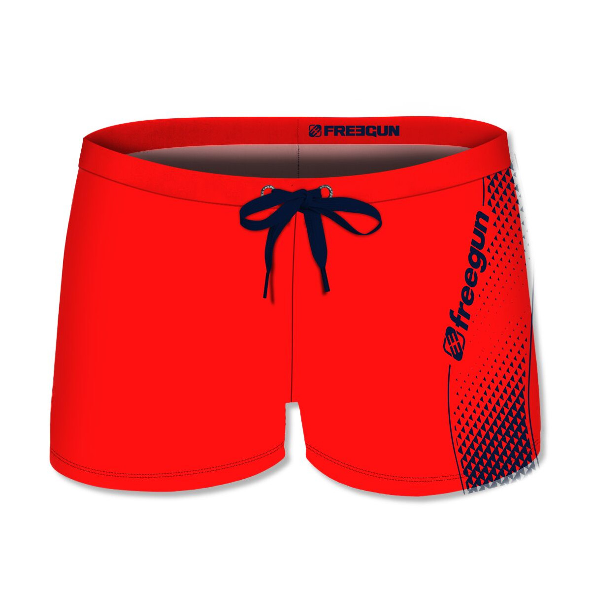 Boxer de bain garcon Uni Rouge | Freegun