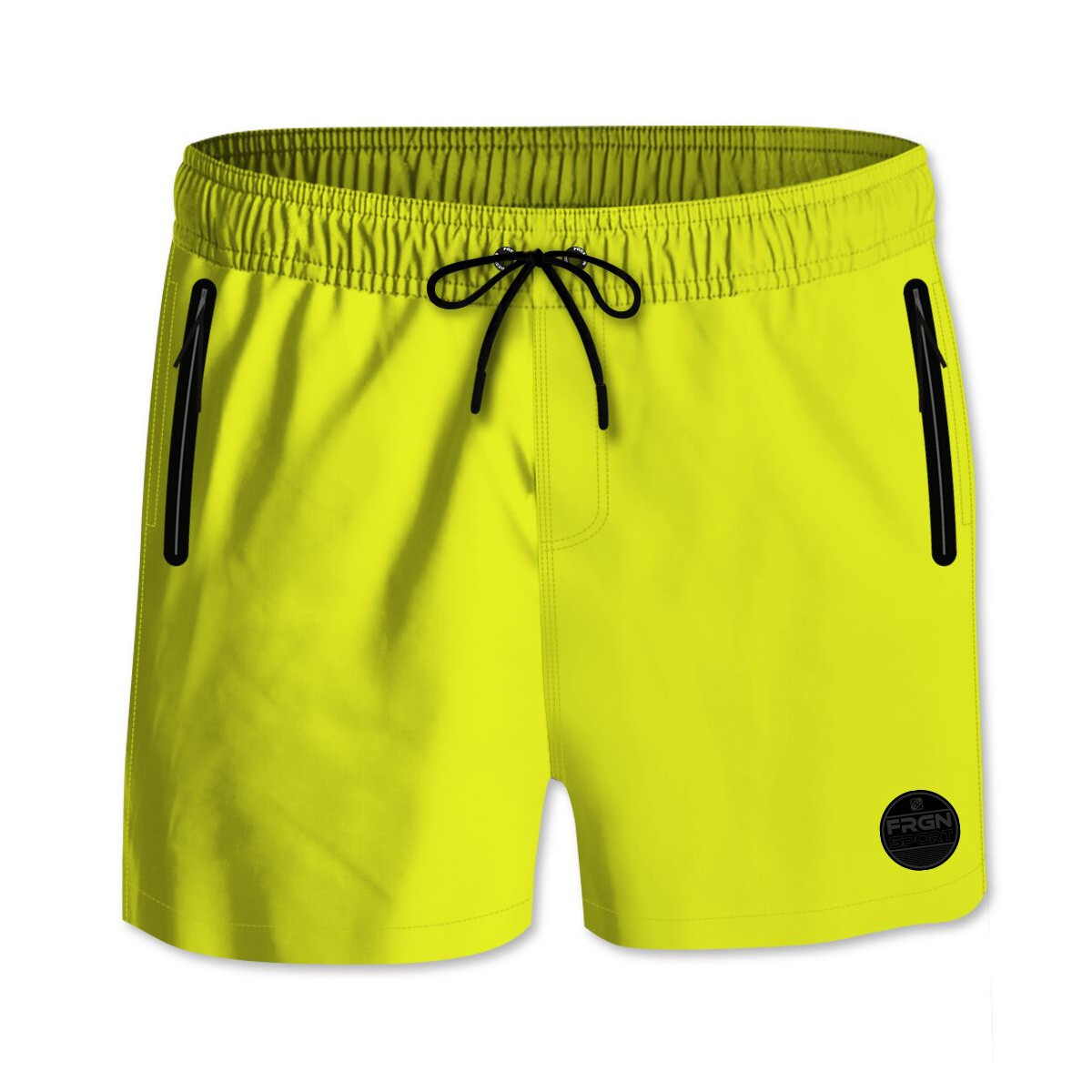 Short de bain homme NEON PREMIUM Jaune | Freegun