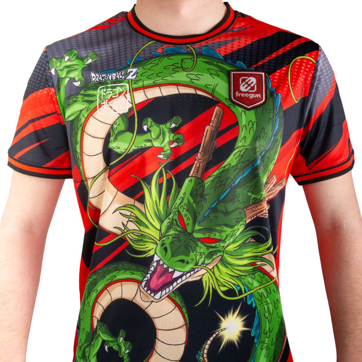 T-shirt Microfibre homme Imprimé Dragon Ball Z Shenron Imprimé | FREEGUN
