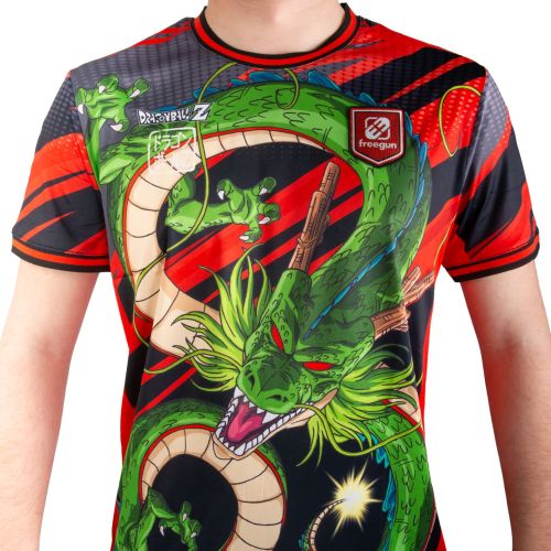 T-shirt Microfibre homme Imprimé Dragon Ball Z Shenron Imprimé | FREEGUN