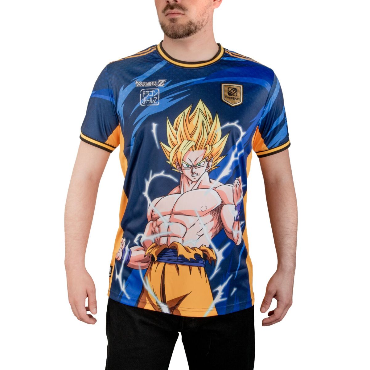 T-shirt Microfibre homme Imprimé Dragon Ball Z Goku Imprimé | FREEGUN