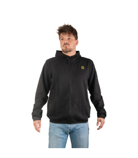 Sweat à capuche Zippé Noir | FREEGUN