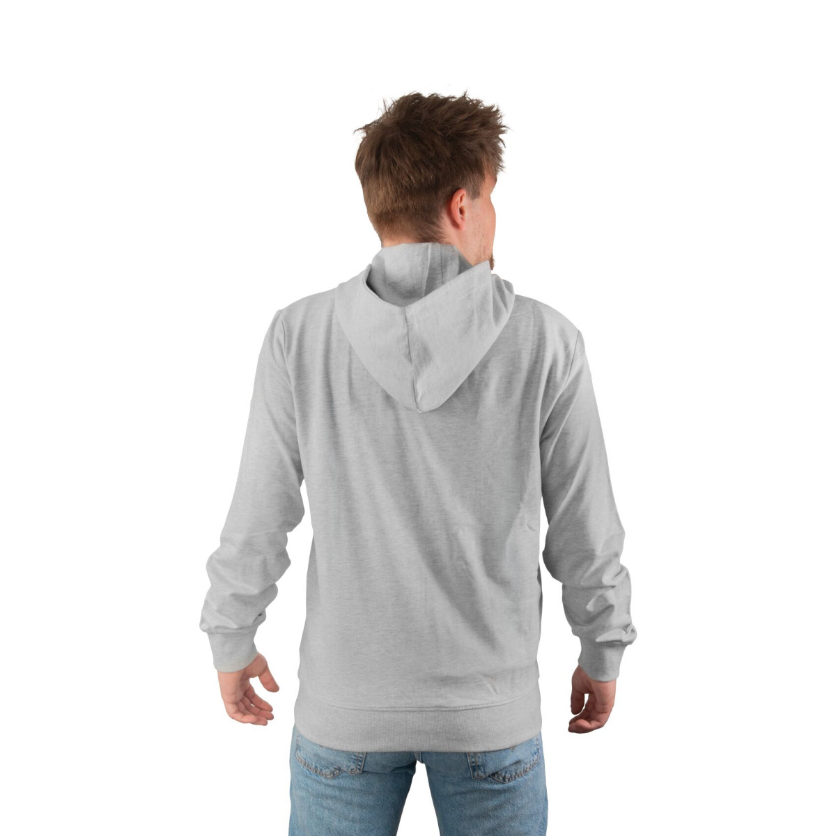 Sweat à capuche Zippé Gris | FREEGUN