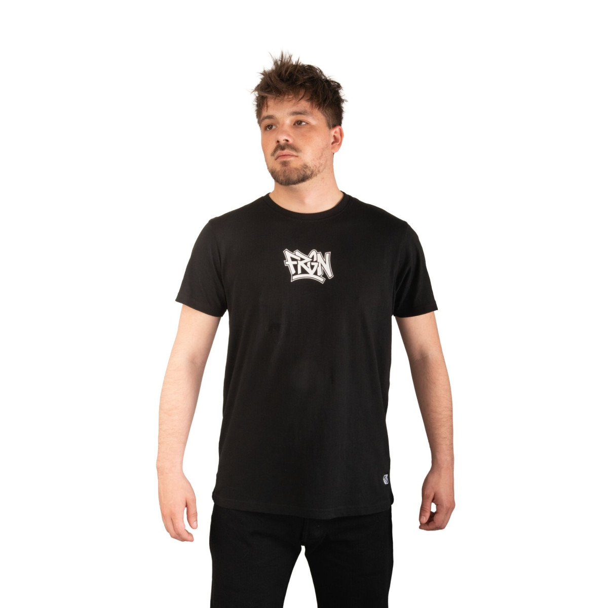 T-shirt homme en coton 140GSM imprimé devant et dos Boris