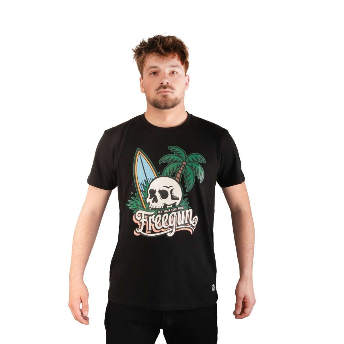 T-shirt homme en jersey 140GSM imprimé devant Soul