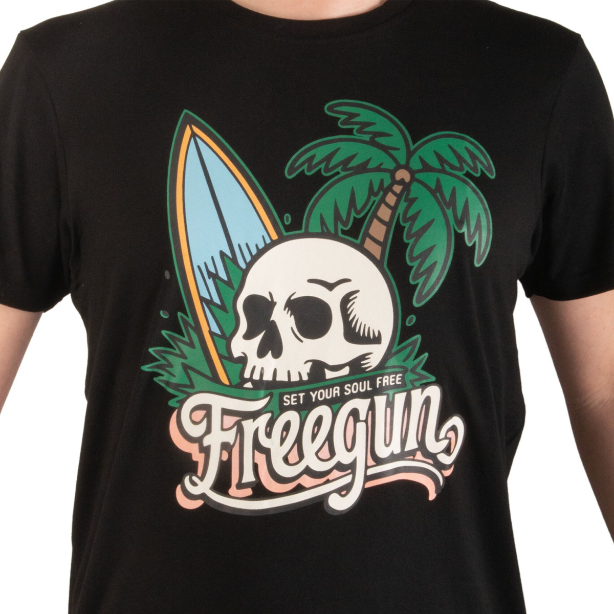T-shirt Coton homme Imprimé Imprimé Summer | FREEGUN