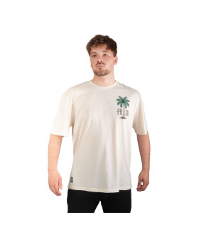 T-shirt homme en jersey 140GSM imprimé devant et dos Vibes