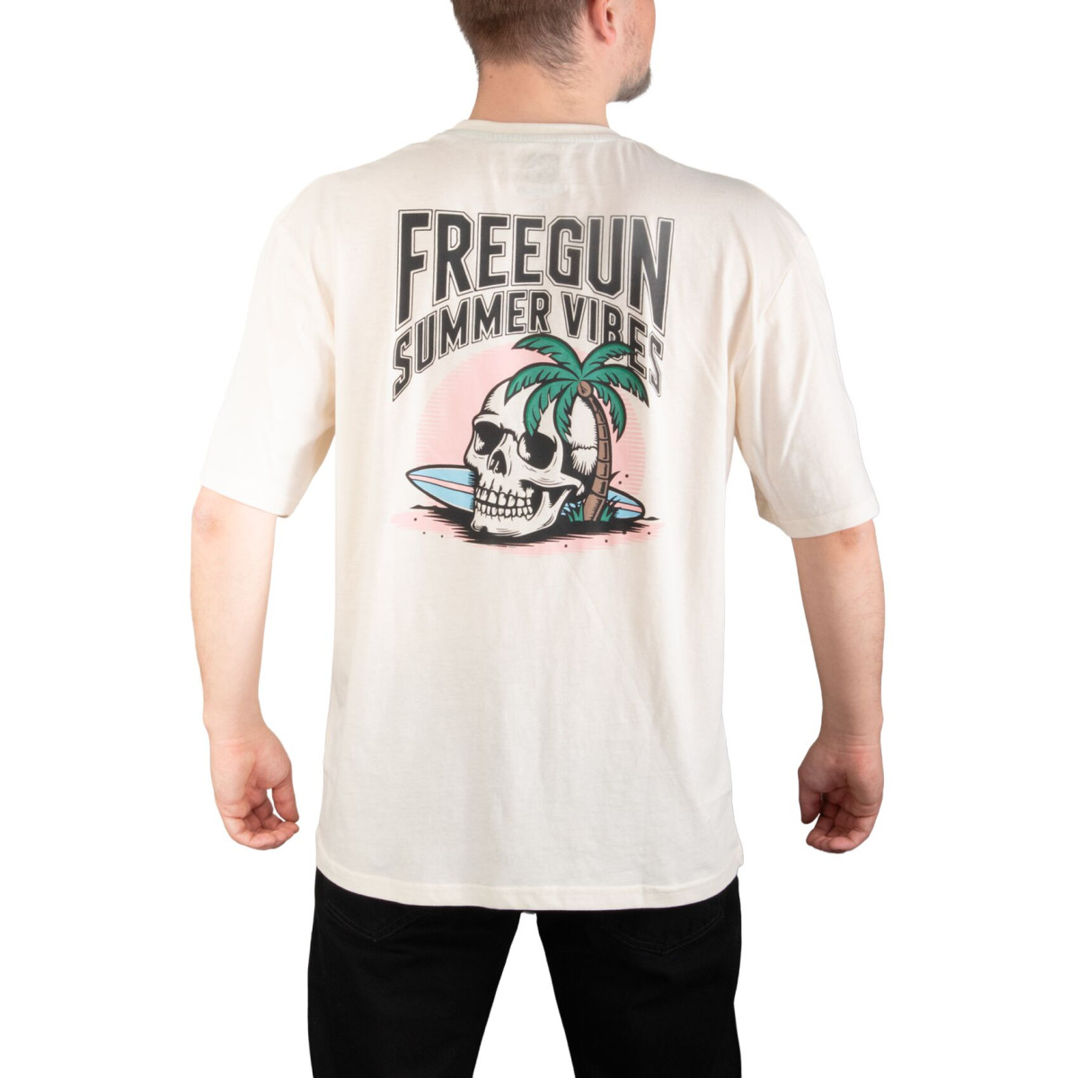 T-shirt Coton homme Imprimé Imprimé Summer | FREEGUN