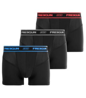 Lot de 3 Boxers Freegun homme Aktiv Sport