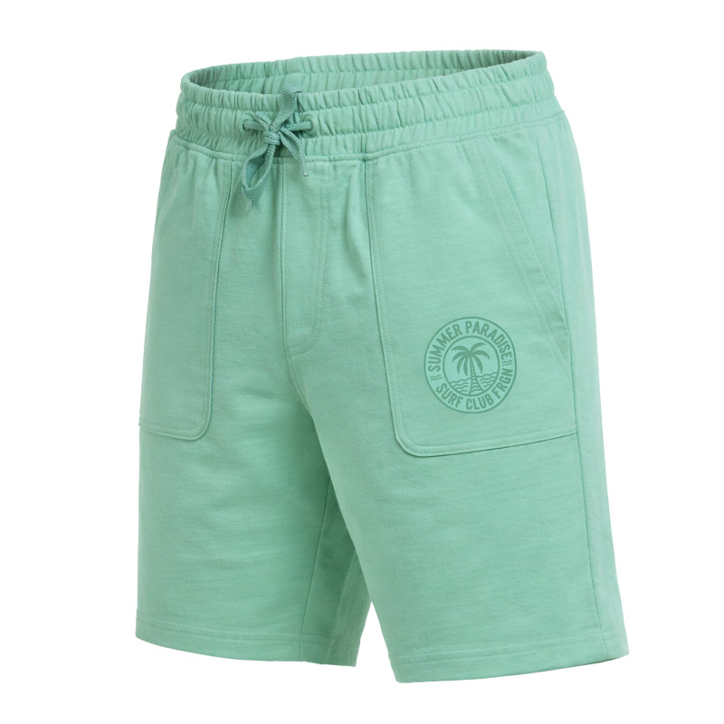 Short homme en french terry avec broderie Paradise | FREEGUN