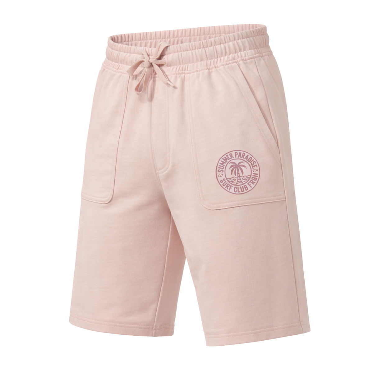 Short homme en french terry 280 GSM avec broderie Paradise