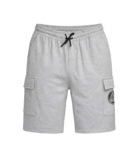 Short cargo homme en french terry avec imprimé sur poche Mark