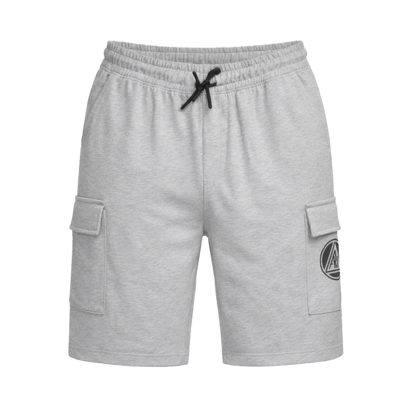 Short cargo homme en french terry avec imprimé sur poche Mark