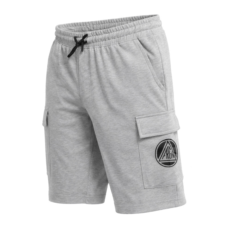 Short cargo homme en french terry avec imprimé sur poche Mark | FREEGUN