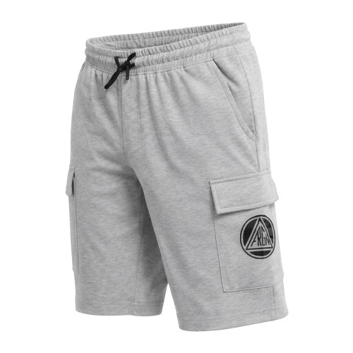 Short cargo homme en french terry avec imprimé sur poche Mark | FREEGUN