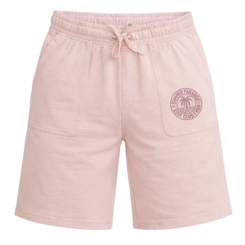Short junior en french terry avec broderie Paradise | FREEGUN
