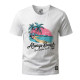 T-shirt junior en jersey imprimé devant Hawaii | FREEGUN