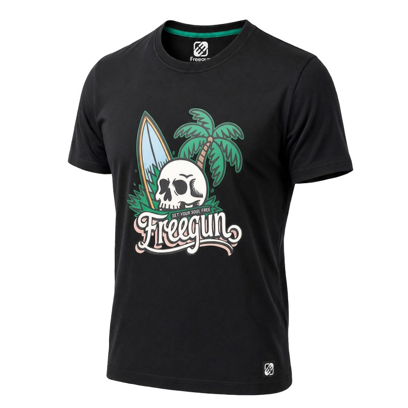 T-shirt junior en jersey  imprimé devant Soul | FREEGUN