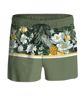 Short de bain court homme avec filet intérieur Heat | FREEGUN