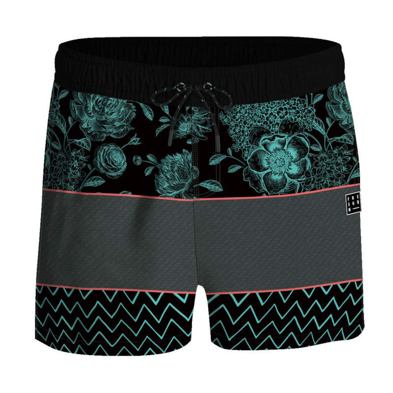 Short de bain court homme avec filet intérieur Sharpie | FREEGUN