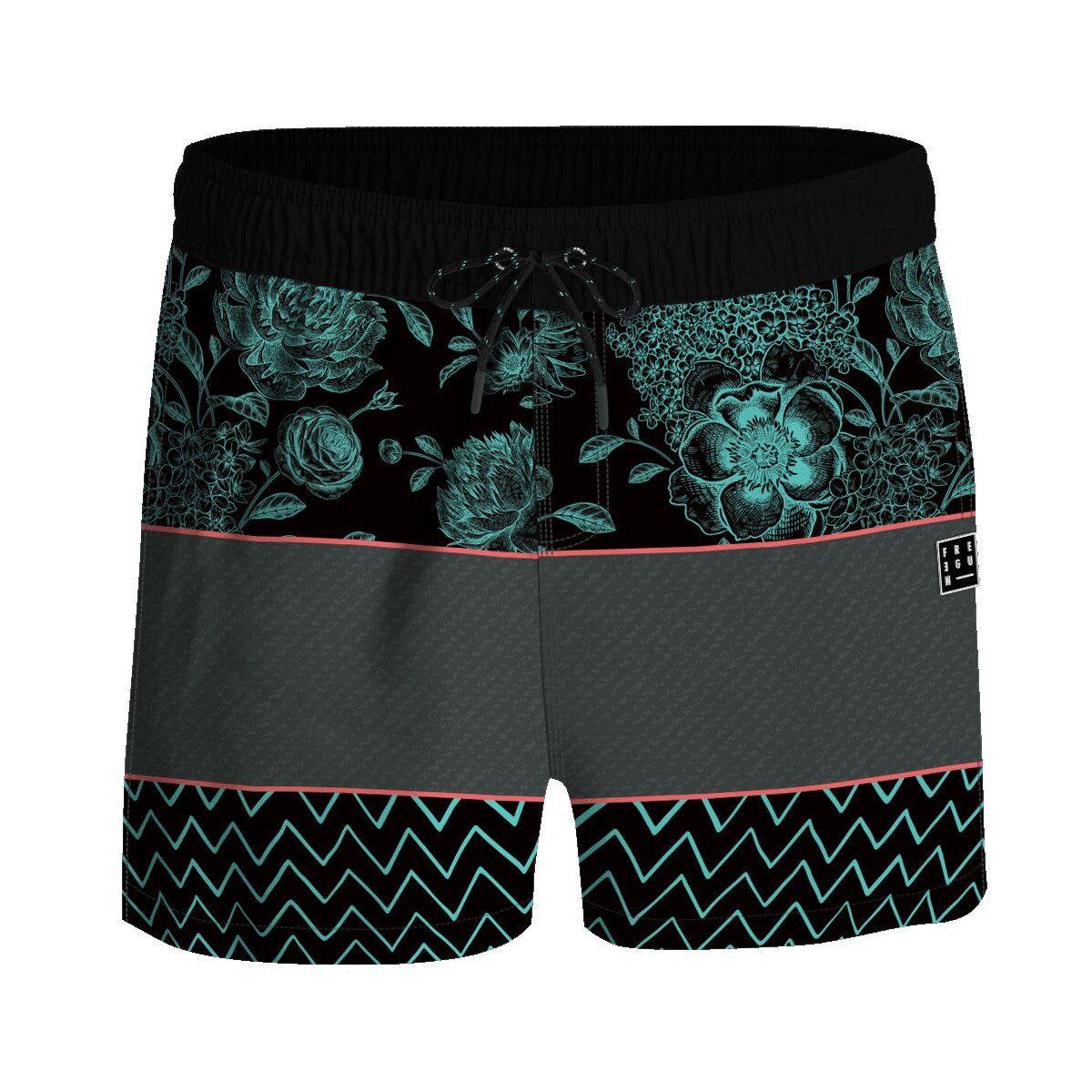 Short de bain court homme avec filet intérieur Sharpie