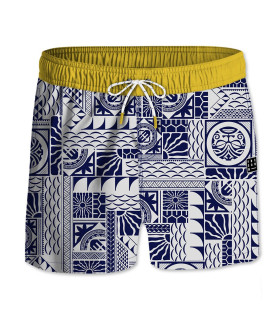 Short de bain court homme avec doublure Tiki