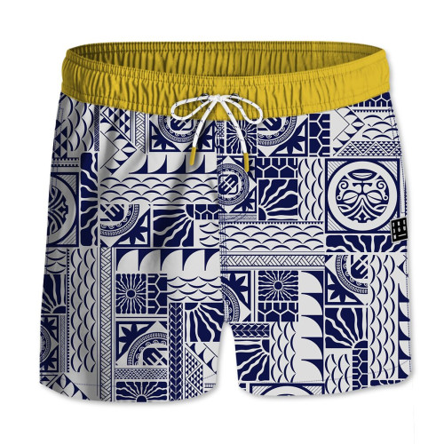 Short de bain court homme avec doublure Tiki | FREEGUN