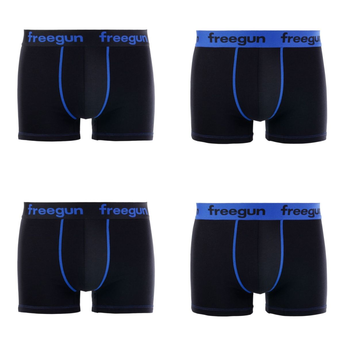 Pack of 4 boy's cotton Blue Boxers
