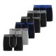 Lot de 6 boxers enfant en coton uni
