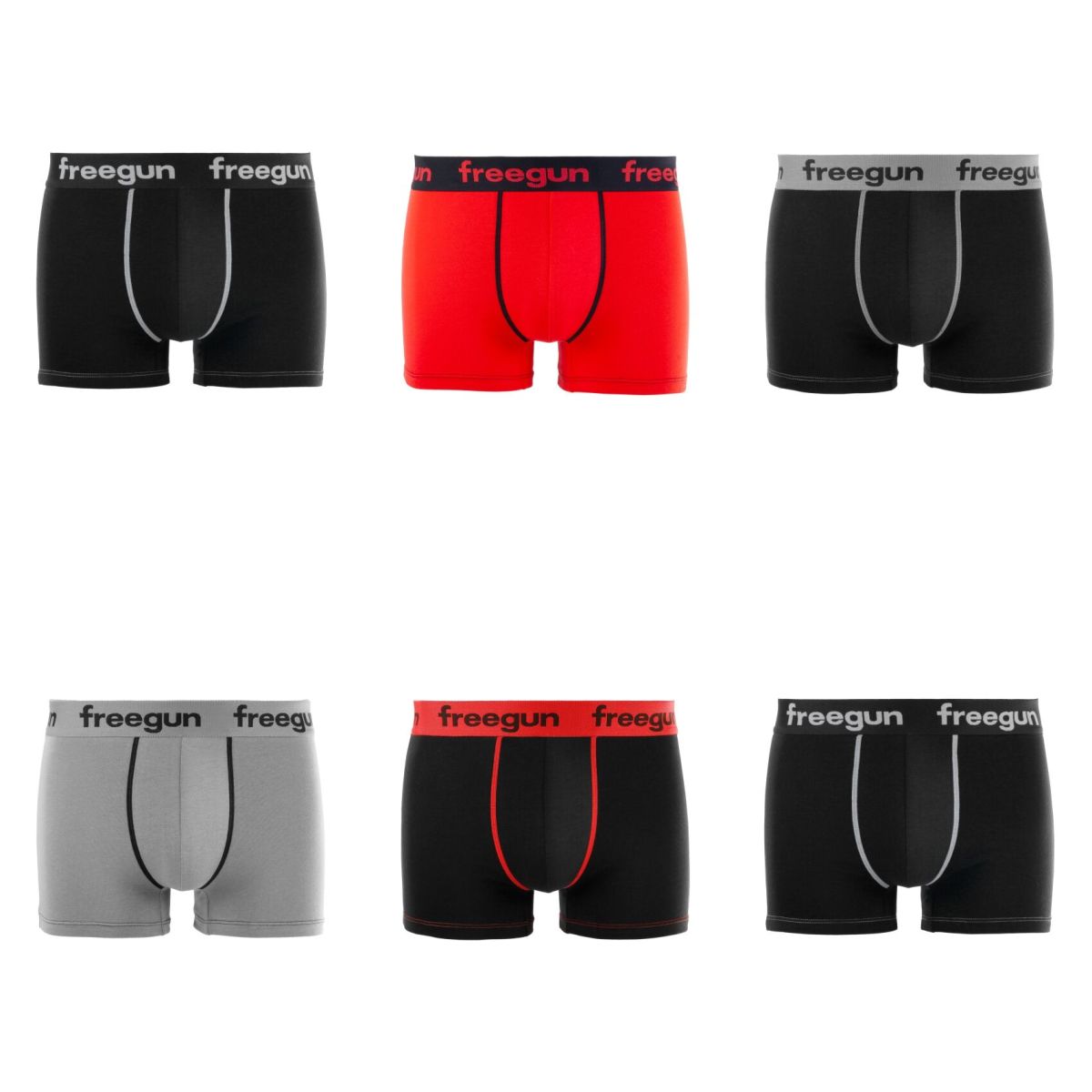 Pack of 6 men's cotton Boxers