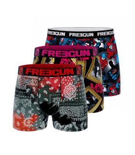 Pack Surprise de 3 Boxers Freegun homme