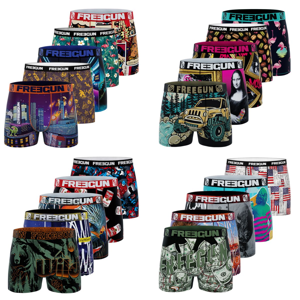 Surprise Package of 5 Boy's Boxers