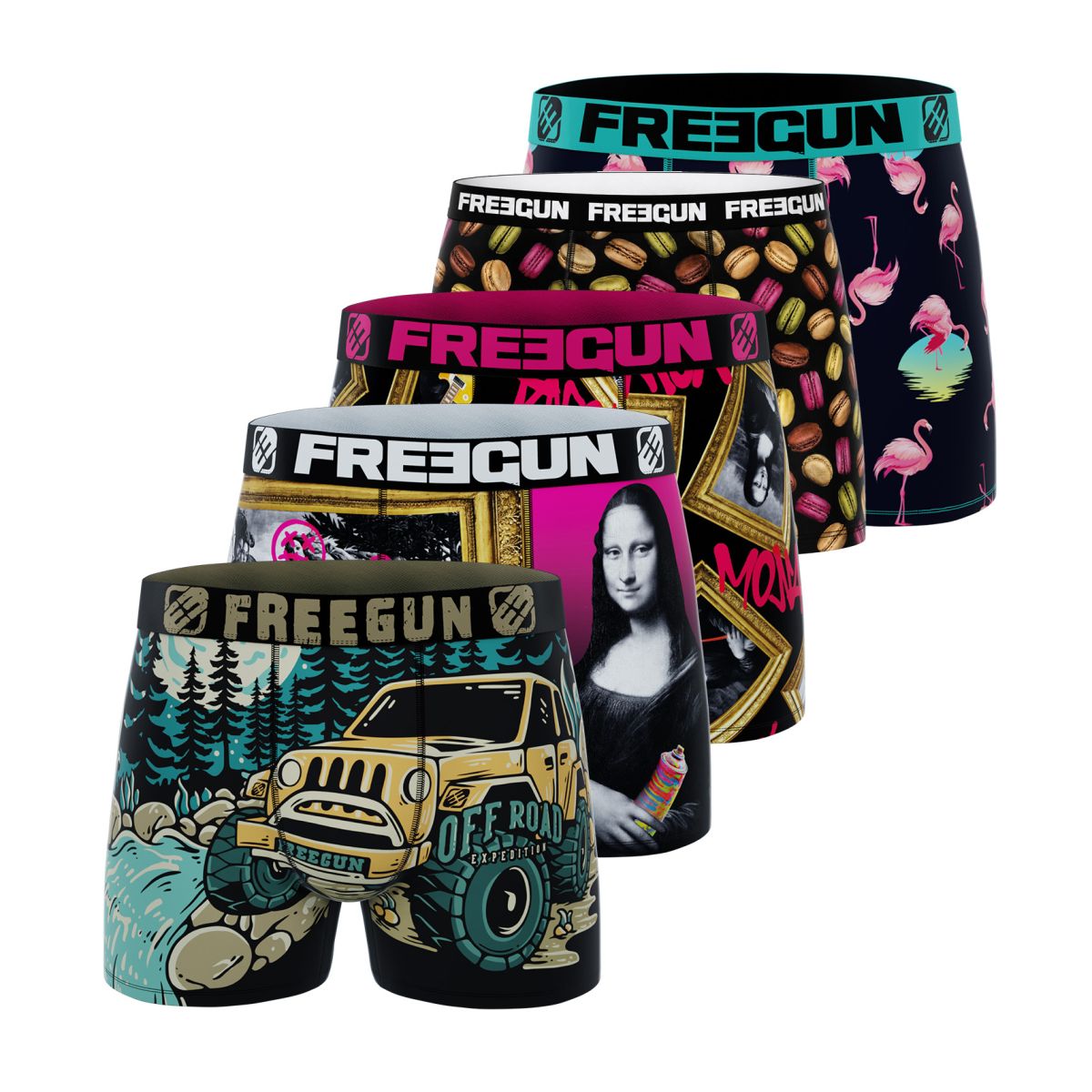 Surprise Package of 5 Boy's Boxers