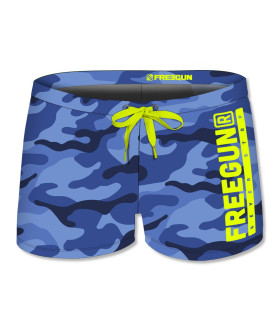 Boxer de bain enfant imprimé Camou | FREEGUN