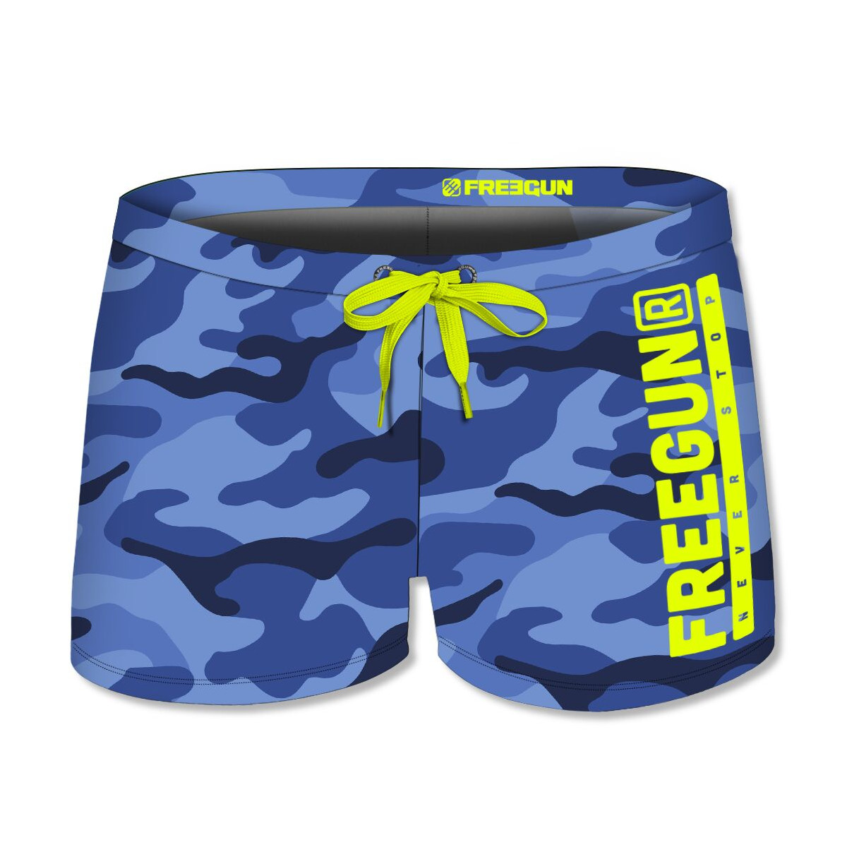 Boxer de bain enfant imprimé Camou | FREEGUN