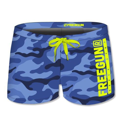 Boxer de bain enfant imprimé Camou | FREEGUN