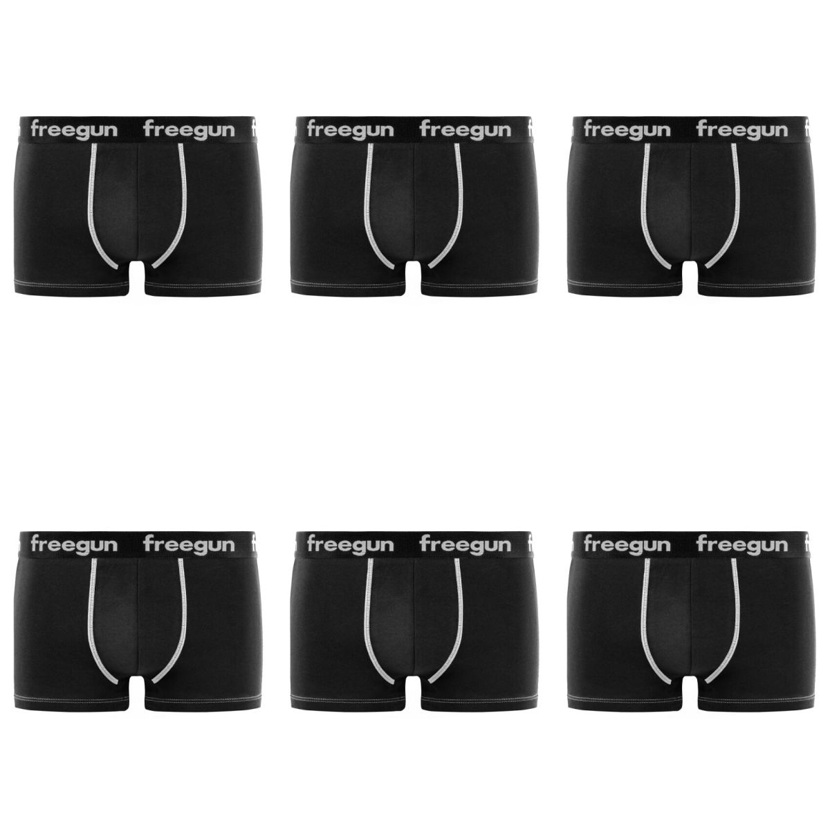 Lot de 6 boxers garçon en Coton