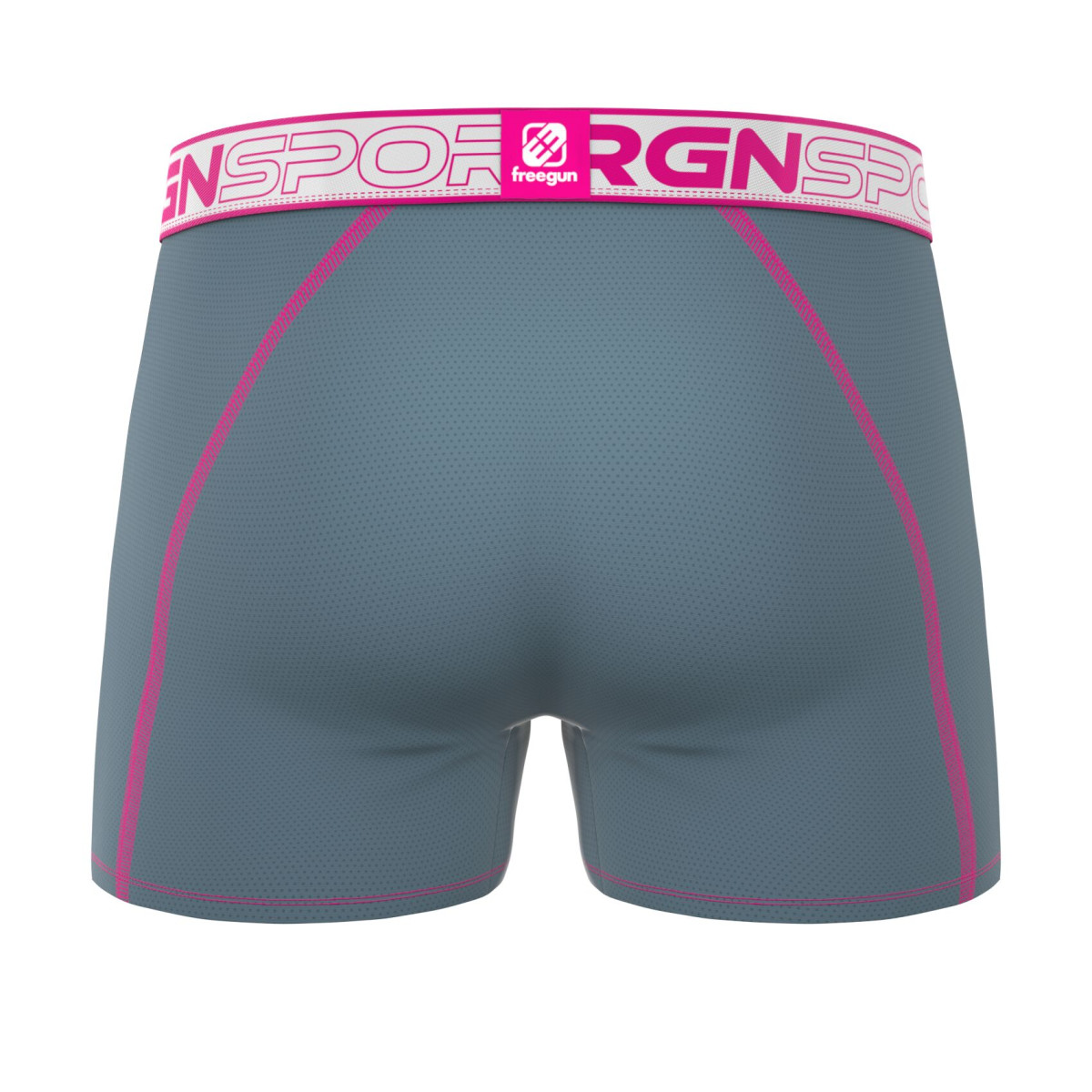 Lot de 3 Boxers Polyamide homme Confort, Respirant, Sport, Stretch Uni Sport | FREEGUN