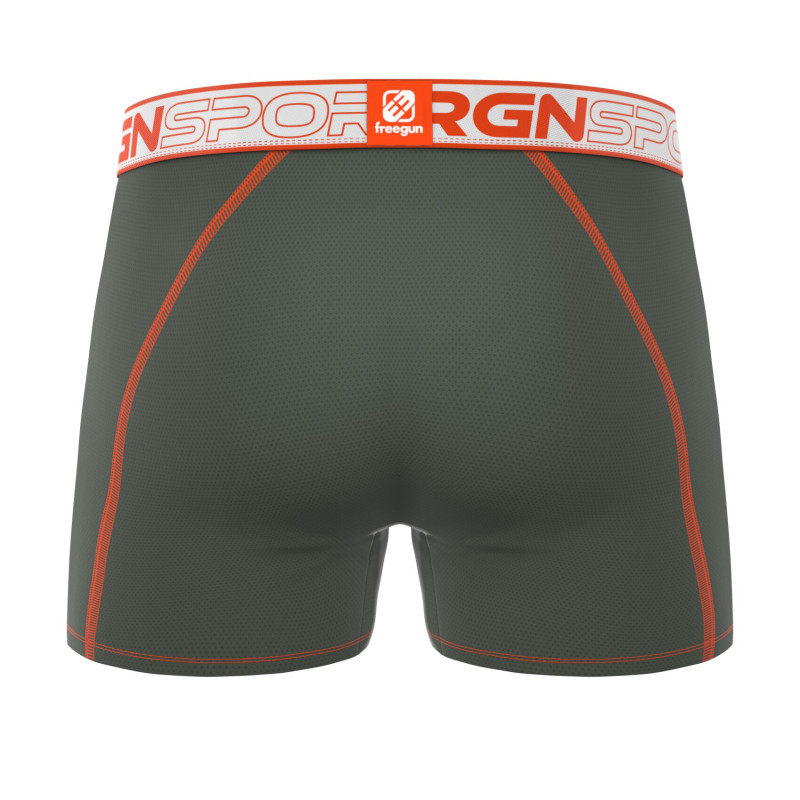 Lot de 3 Boxers Polyamide homme Confort, Respirant, Sport, Stretch Uni Sport | FREEGUN