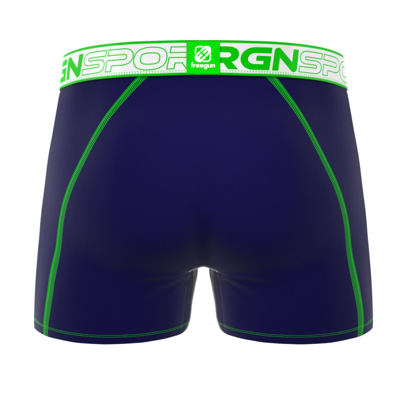 Lot de 3 Boxers Polyamide homme Confort, Respirant, Sport, Stretch Uni Sport | FREEGUN