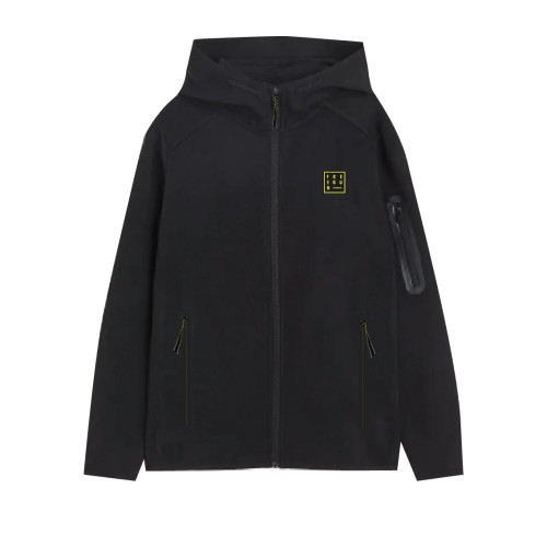 Sweat À capuche Zippé Noir CLYDE | FREEGUN