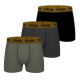 Lot de 3 Boxers Polyamide homme Confort, Respirant, Sport, Stretch Uni Sport | FREEGUN
