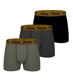 Lot de 3 Boxers Polyamide homme Confort, Respirant, Sport, Stretch Uni Sport | FREEGUN