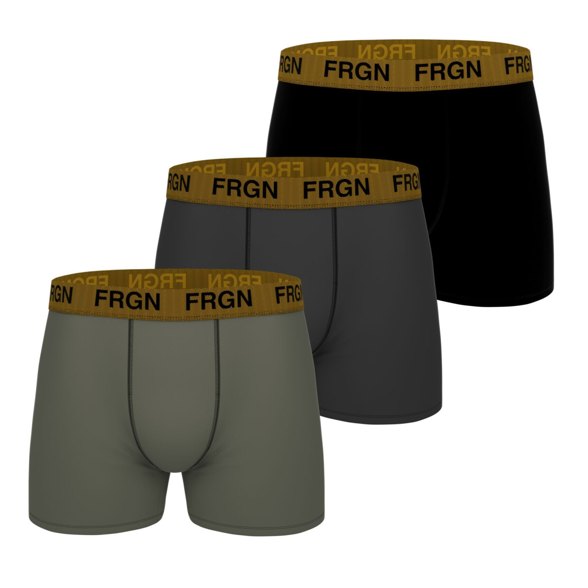 Lot de 3 Boxers Polyamide homme Confort, Respirant, Sport, Stretch Uni Sport | FREEGUN