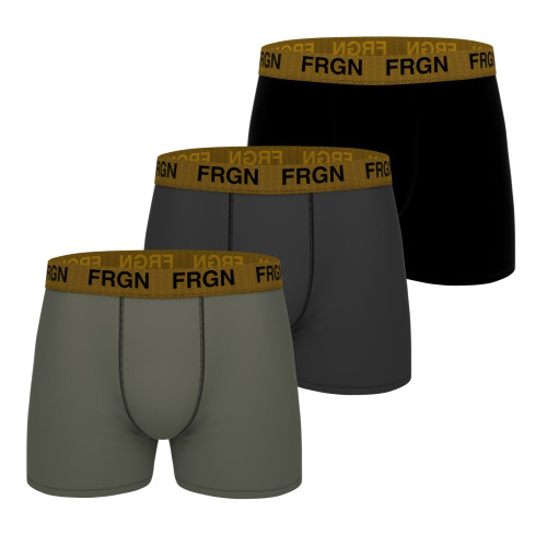 Lot de 3 Boxers Polyamide homme Confort, Respirant, Sport, Stretch Uni Sport | FREEGUN