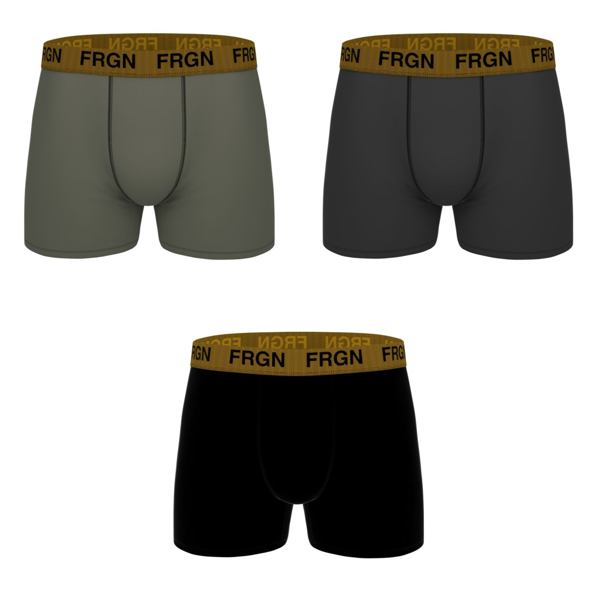 Lot de 3 Boxers Polyamide homme Confort, Respirant, Sport, Stretch Uni Sport | FREEGUN
