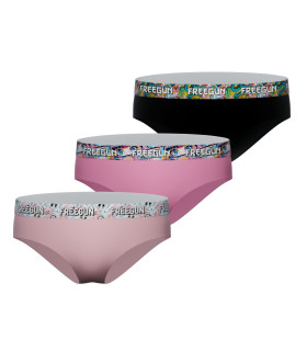 Lot de 3 Culottes Coton fille Confort, Stretch | FREEGUN