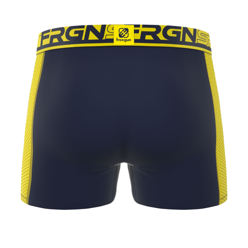 Lot de 3 Boxers Polyamide homme Confort, Respirant, Sport, Stretch Uni Sport | FREEGUN